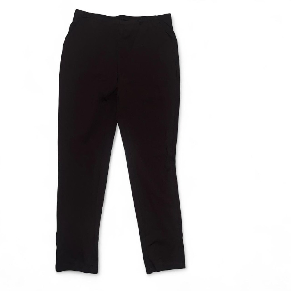 WynneLayers Brown Pull-On Stretch Straight Leg Pants Women's XS